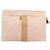 Hermès Borsa Pochette HERMES Fourre Tout Canvas Beige Silver Auth bs36870 Argento - vista 2