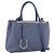 Borsa a mano FENDI To Joule in pelle 2way Blu Argento Auth bs36816