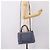 Borsa a mano FENDI To Joule in pelle 2way Blu Argento Auth bs36816 - vista 26