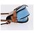 Borsa a tracolla LOEWE Mini Gate Bag in pelle blu e oro Auth ka5984A D'oro - vista 5