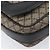 Borsa a tracolla GUCCI Diamante Canvas Pelle Marrone Argento 295679 Auth ka6042 - vista 15
