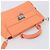 Salvatore Ferragamo Sofia Gancini Tasche Leder 2way Orange Silver Auth 199221V Silber - Ansicht 6