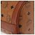 Borsa a tracolla MCM Vicetos Logogram PVC Leather Brown Gold Auth 201008 Marrone D'oro - vista 10
