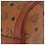 Borsa a tracolla MCM Vicetos Logogram PVC Leather Brown Gold Auth 201008 Marrone D'oro - vista 12
