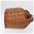 Borsa a tracolla MCM Vicetos Logogram PVC Leather Brown Gold Auth 201008 Marrone D'oro - vista 4