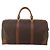 Céline Borsa Boston CELINE Macadam Canvas PVC Leather Brown Gold Auth 200952 Marrone D'oro - vista 2