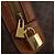 Céline Borsa Boston CELINE Macadam Canvas PVC Leather Brown Gold Auth 200952 Marrone D'oro - vista 20