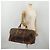 Céline Borsa Boston CELINE Macadam Canvas PVC Leather Brown Gold Auth 200952 Marrone D'oro - vista 25