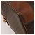 Céline Borsa Boston CELINE Macadam Canvas PVC Leather Brown Gold Auth 200952 Marrone D'oro - vista 9