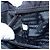 Borsa a tracolla con catena PRADA Nylon Nero Oro Auth 199857V D'oro - vista 11