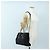 Borsa a tracolla con catena PRADA Nylon Nero Oro Auth 199857V D'oro - vista 27