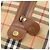 Sac Boston Burberrys Nova Check Canvas Beige Gold Auth 197879A Doré - vue 11