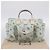 Borsa a Mano GUCCI Canvas Azzurro 628159 Auth ka6023V Blu chiaro - vista 12