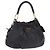 Borsa a tracolla PRADA in pelle nera e oro Auth am12560V Nero D'oro