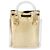 Borsa Salvatore Ferragamo Gancini in plastica trasparente e oro Auth 200065V D'oro - vista 13