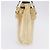 Borsa Salvatore Ferragamo Gancini in plastica trasparente e oro Auth 200065V D'oro - vista 3