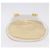 Borsa Salvatore Ferragamo Gancini in plastica trasparente e oro Auth 200065V D'oro - vista 5