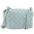 Borsa Camera BOTTEGA VENETA INTRECCIATO Candy Loop in pelle blu Auth BA15327V Blu chiaro
