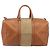 Borsa Boston Christian Dior in pelle scamosciata marrone oro Auth 198280 D'oro - vista 2