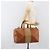 Borsa Boston Christian Dior in pelle scamosciata marrone oro Auth 198280 D'oro - vista 22