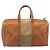 Borsa Boston Christian Dior in pelle scamosciata marrone oro Auth 198280 D'oro - vista 3