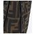 Borsa a mano FENDI Zucca Canvas Nero e Marrone Auth mr2886A - vista 4