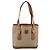 16 Céline Borsa Tote CELINE Macadam PVC Pelle Beige Tono Oro Auth 202219 - vista 13
