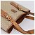 16 Céline Borsa Tote CELINE Macadam PVC Pelle Beige Tono Oro Auth 202219 - vista 6