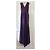 Herve Leger Abito maxi Hervé Léger viola con scollo a V Porpora - vista 2