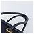 Céline Borsa a mano CELINE Nylon Navy Gold Auth ka6008 D'oro Blu navy - vista 8