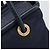 Céline Borsa a mano CELINE Nylon Navy Gold Auth ka6008 D'oro Blu navy - vista 9