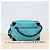 LOUIS VUITTON Mini Soft Trunk cuir Taurillon Blue Black M11673 Auth 199184SAM Noir Turquoise - vue 12