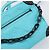 LOUIS VUITTON Mini Soft Trunk cuir Taurillon Blue Black M11673 Auth 199184SAM Noir Turquoise - vue 19