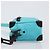 LOUIS VUITTON Mini Soft Trunk cuir Taurillon Blue Black M11673 Auth 199184SAM Noir Turquoise - vue 4