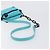 LOUIS VUITTON Mini Soft Trunk cuir Taurillon Blue Black M11673 Auth 199184SAM Noir Turquoise - vue 7