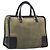 Borsa a mano LOEWE Amazona 32 in camoscio kaki e tono oro Auth 200845 Cachi