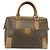 Céline Borsa a Mano CELINE Macadam PVC Pelle Beige Tono Oro Auth 200348 - vista 13