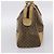 Céline Borsa a Mano CELINE Macadam PVC Pelle Beige Tono Oro Auth 200348 - vista 4