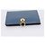 FENDI Bifold Wallet Leather Blue Gold Auth bs36865 Golden - view 6