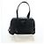 Borsa a mano PRADA in pelle goffrata Nero Argento Auth yk20763SAM - vista 12