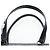 Borsa a mano PRADA in pelle goffrata Nero Argento Auth yk20763SAM - vista 14