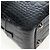 Borsa a mano PRADA in pelle goffrata Nero Argento Auth yk20763SAM - vista 17