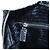 Borsa a mano PRADA in pelle goffrata Nero Argento Auth yk20763SAM - vista 26