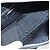 Borsa a mano PRADA in pelle goffrata Nero Argento Auth yk20763SAM - vista 9