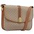 Céline Borsa a tracolla CELINE Macadam Canvas PVC Beige Gold Auth 199912 D'oro