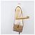 Céline Borsa a tracolla CELINE Macadam Canvas PVC Beige Gold Auth 199912 D'oro - vista 24