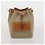 Céline Borsa a tracolla CELINE Macadam Canvas PVC Leather 3 Set Brown Beige Auth 196166 Marrone - vista 17