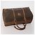 Céline Borsa a tracolla CELINE Macadam Canvas PVC Leather 3 Set Brown Beige Auth 196166 Marrone - vista 5