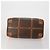 Céline Borsa a tracolla CELINE Macadam Canvas PVC Leather 3 Set Brown Beige Auth 196166 Marrone - vista 7