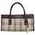 Borsa a mano BURBERRY Nova Check Canvas Beige Silver Auth 199509A Argento - vista 13